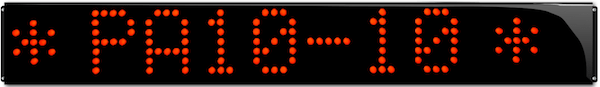Afficheur LED industriel PA10-10
