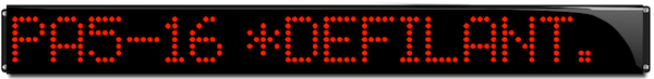 Afficheur défilant LED 5cm